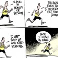 Cartoon: Why we run