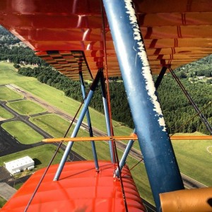 Over the Madison Airport, heading to the Reservoir. 