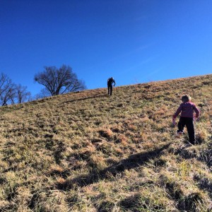 Being in shape helps me be able to chase these guys up the hills of life. 