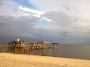 Point Clear, Alabama on Mobile Bay. 