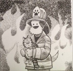 Banjo is a Fireman