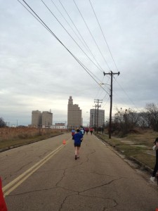 Heading toward the King Edward and the Standard Life Building. A lonely stretch. 