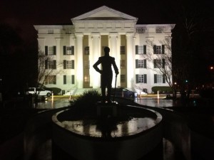 Jackson, City Hall at 6:15 a.m. Wednesday morning. 