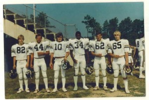 Me as a football player (#82) many, many, many years ago. 