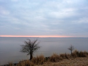 Sunrise over the Ross Barnett Reservoir 3/2/13