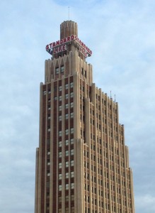 The Standard Life Building. One of the more interesting buildings in Downtown Jackson. 